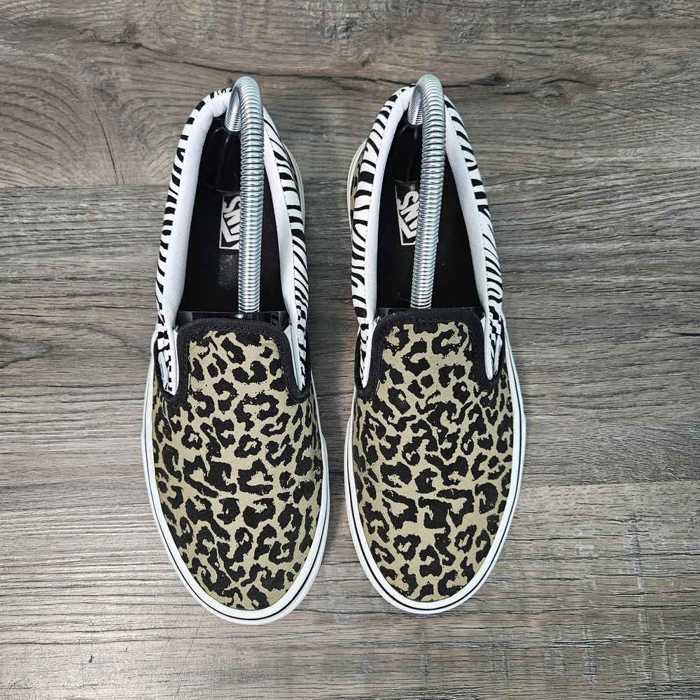 Vans Animal Mix (Cheetah & Zebra) Slip-On‎ Shoes